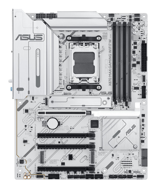 ASUS X870 MAX GAMING WIFI7 W ATX Motherboard Socket AM5 DDR5 White - 90MB1LZ0-M0EAY0 – image 2