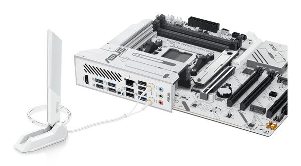ASUS X870 MAX GAMING WIFI7 W ATX Motherboard Socket AM5 DDR5 White - 90MB1LZ0-M0EAY0 – image 9