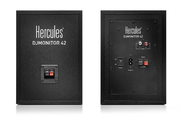 Hercules DJMonitor 42 Active DJ Monitor Speakers, 40W RMS, 4" Woofer - 4768222 – image 2