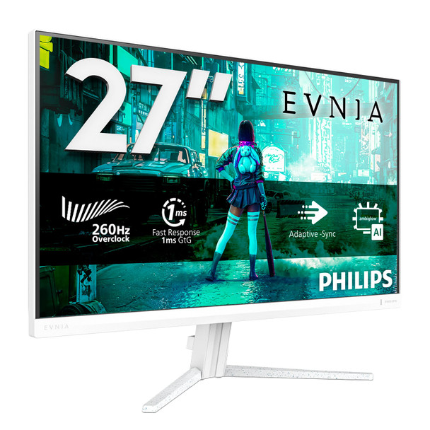 Philips 27" Full HD 260Hz Fast IPS Gaming Monitor - White - 27M2N3201PL/00 – image 3