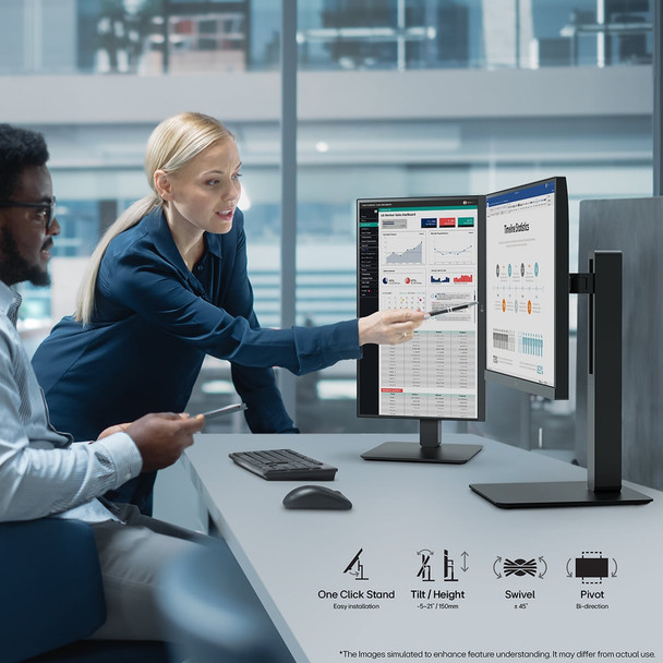 LG 24BA850-B 23.8" Full HD 100Hz IPS Business Monitor - 24BA850-B.AEK – image 4