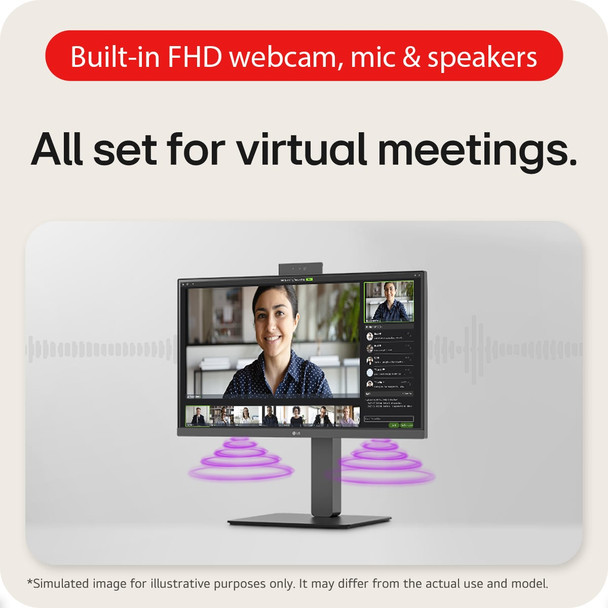 LG 24BA850-B 23.8" Full HD 100Hz IPS Business Monitor - 24BA850-B.AEK – image 5
