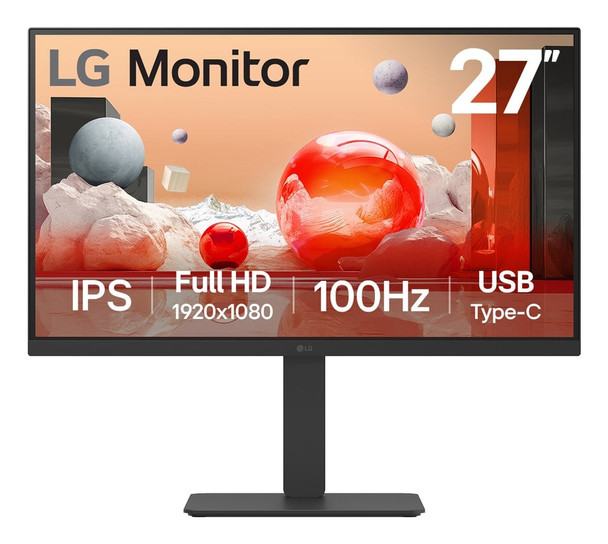 LG 27BA650-B 27" Full HD 1920x1080 100Hz IPS Monitor - 27BA650-B.AEK