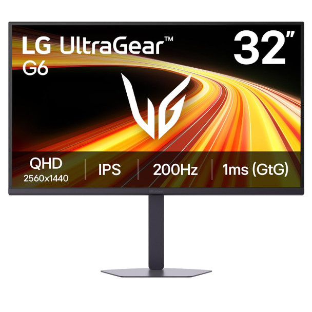 LG UltraGear G6 Gaming Monitor 32" QHD 200Hz IPS - 32G620B-B.AEKQ