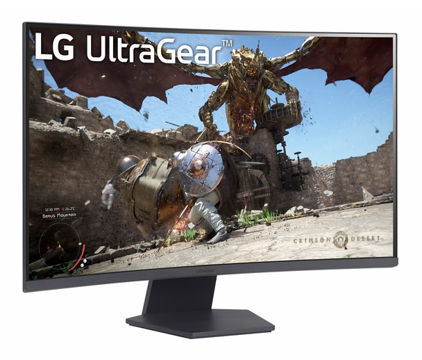 LG 32GS60QC-B Curved Gaming Monitor 31.5" QHD 180Hz VA - 32GS60QC-B.AEKQ – image 3