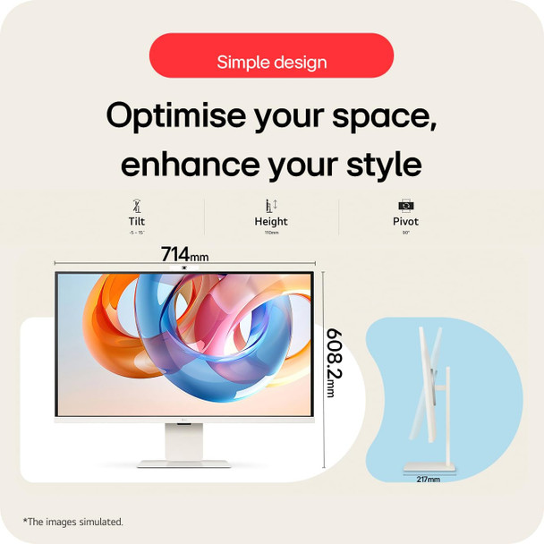LG Smart Monitor U8 32U850SA-W 31.5" 4K UHD 60Hz IPS Monitor - 32U850SA-W.AEK – image 6