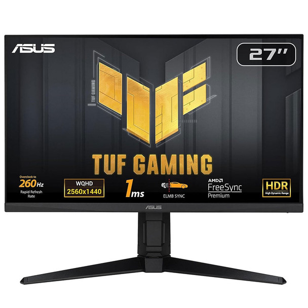 ASUS TUF Gaming VG27AQML1A 27" QHD 260Hz IPS Gaming Monitor - 90LM05Z0-B07370