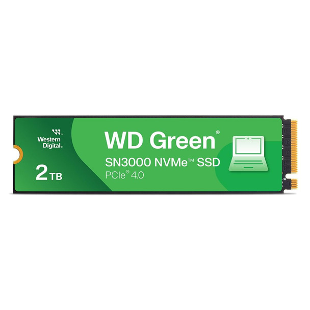 Western Digital Green SN3000 M.2 NVMe SSD 2TB PCIe 4.0 - WDS200T4G0E-00CPS0