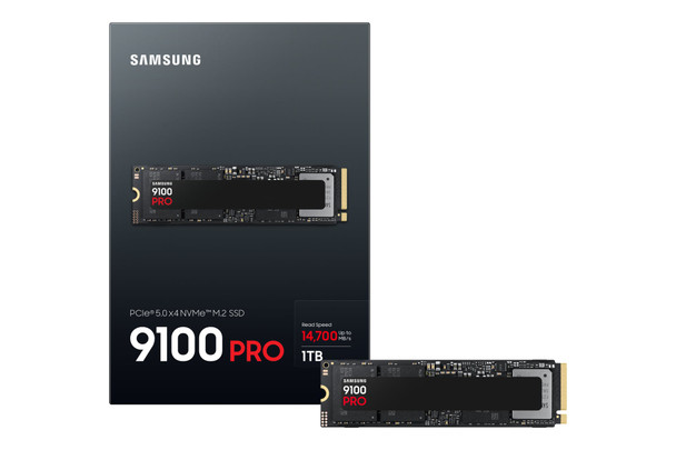 Samsung 9100 PRO PCIe 5.0 NVMe M.2 2280 Internal SSD 1TB - MZ-VAP1T0BW – image 3