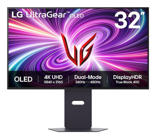 LG UltraGear 32GS95UV-B 32" 4K UHD 240Hz OLED Gaming Monitor - 32GS95UV-B.AEK