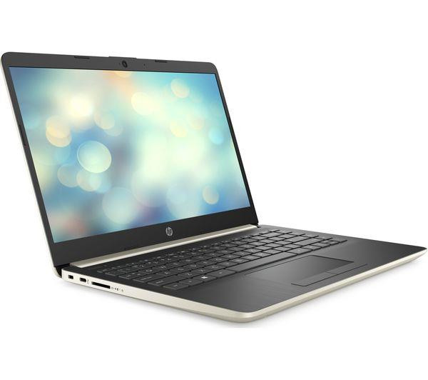 HP 14-CF0500sa. Intel Pentium Gold 4417U, 4GB RAM, 128GB SSD, 14" Laptop