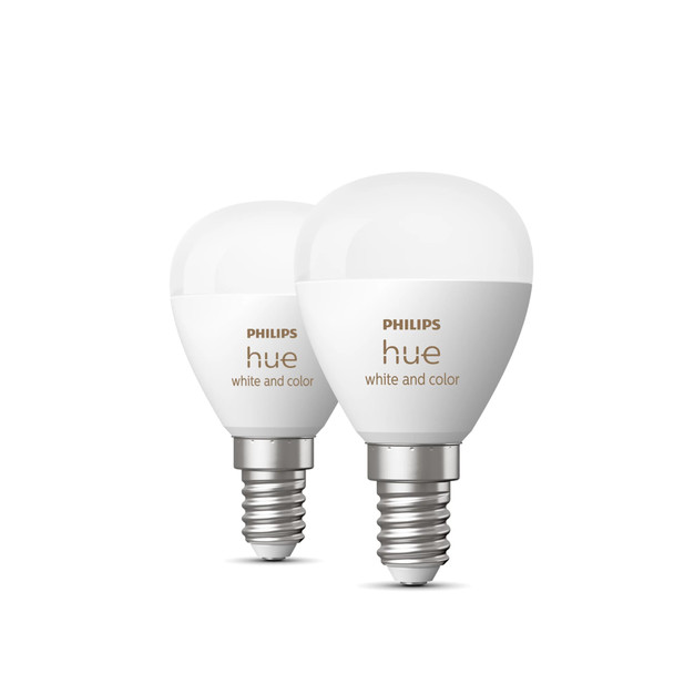 Philips Hue White and colour ambience Lustre – E14 smart bulb – (2-pack) – image 2