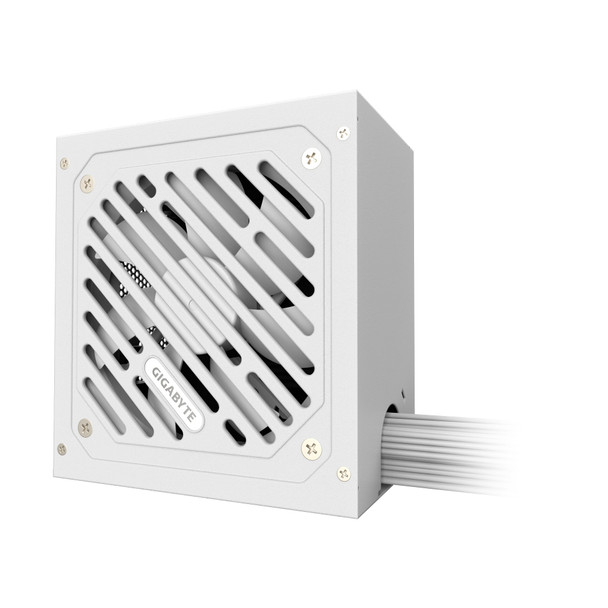 Gigabyte P650SS ICE 650W ATX Power Supply, 80 PLUS Silver, ATX 3.0, PCIe 5.0, 120mm Fluid Dynamic Bearing Fan, Non-Modular, Flat Cables, White – image 2