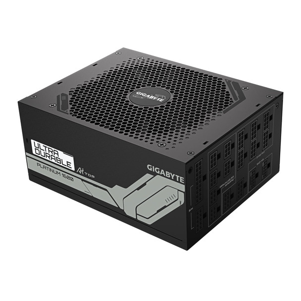 Gigabyte UD1600PM PG5 AI TOP 1600W Fully Modular Power Supply, 80 PLUS Platinum, ATX 3.1, PCIe 5.0, 12V-2x6 GPU Support, 140mm Cooling Fan, Black – image 7