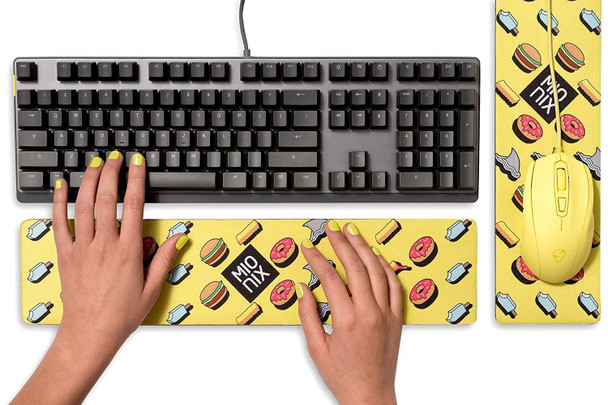 Mionix Long Pad French Fries (Yellow) Keyboard Wrist Rest