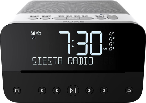 Pure Siesta Home - Compact Music System DAB+/DAB/FM Digital Radio Alarm Clock
