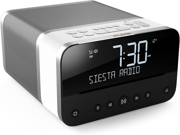 Pure Siesta Home - Compact Music System DAB+/DAB/FM Digital Radio Alarm Clock