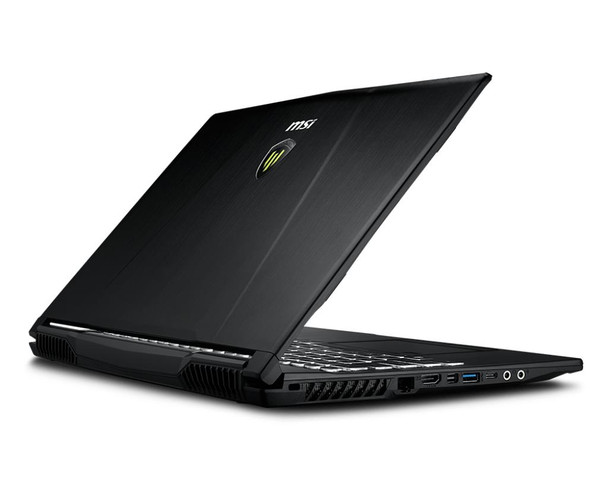 MSI WE63, i7 8750H, 8GB RAM, 1TB HDD NVIDIA Quadro P1000 W10 Pro 15.6" Laptop