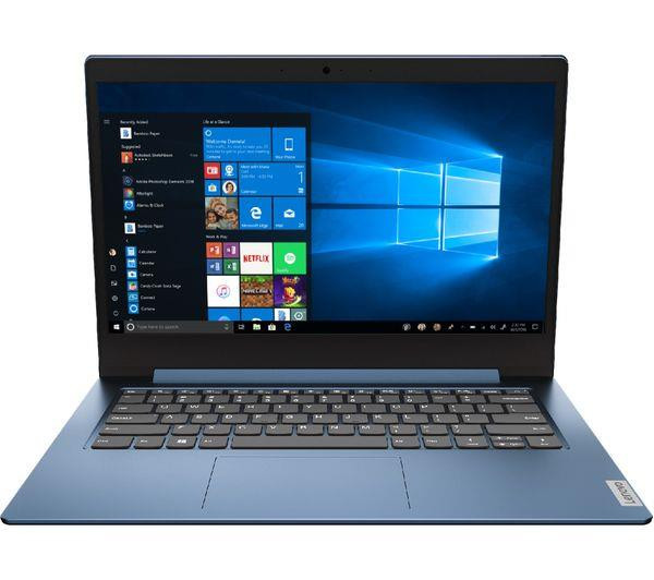 LENOVO IdeaPad Slim, AMD A4 9120E, 4GB, 64GB eMMC, Radeon R3, 14" Laptop - Blue