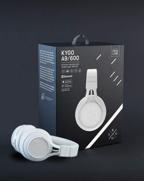X By Kygo A9/600, Bluetooth 4.1, aptX, NFC,Over Ear Headphones - White