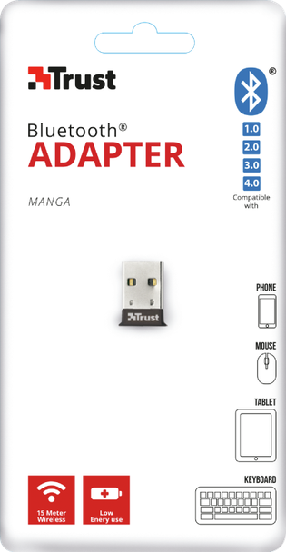 Trust Manga, Bluetooth 4.0, USB Adapter