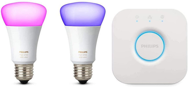 Philips Hue White and Colour Ambiance Mini Starter Kit E27 - 9.5 W