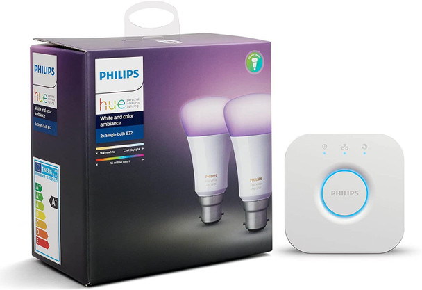 Philips Hue Ambiance Mini Starter Kit B22 - White and Colour - 10 W