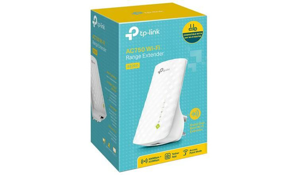 TP-Link RE200 - AC750 Dual Band Wi-Fi Range Extender/ Booster