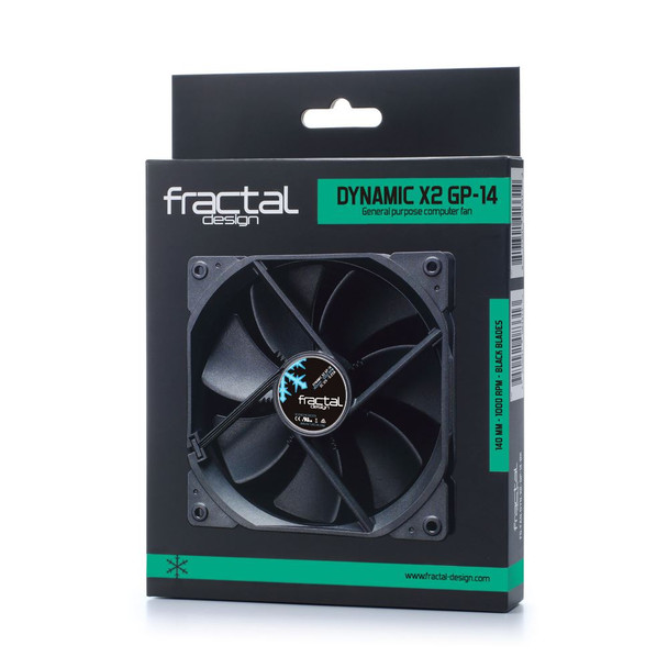 Fractal Design Dynamic X2 GP-14 Black 140mm Computer Case Cooling Fan