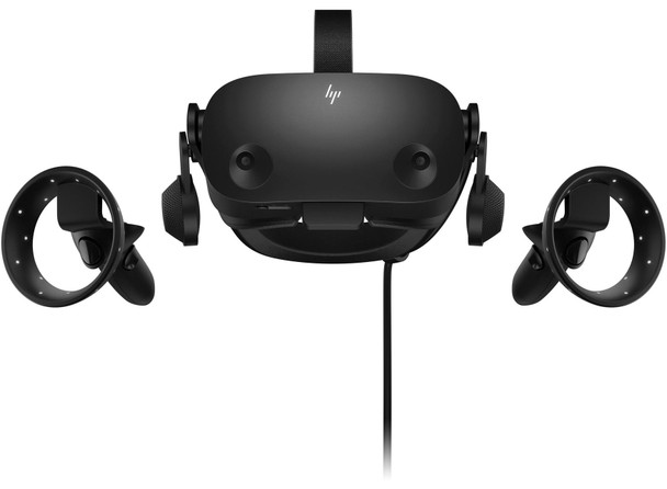 HP Reverb G2 VR3000 Virtual Reality VR Headset Including Controllers Black