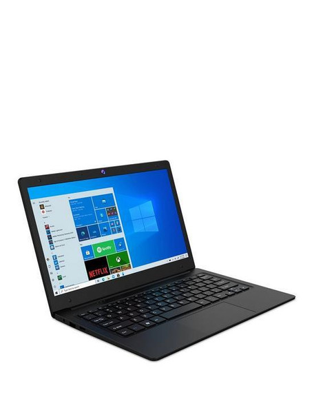 GeoBook 110 Intel Celeron N3350 64GB eMMC Windows 10 11.6" FHD Laptop Black
