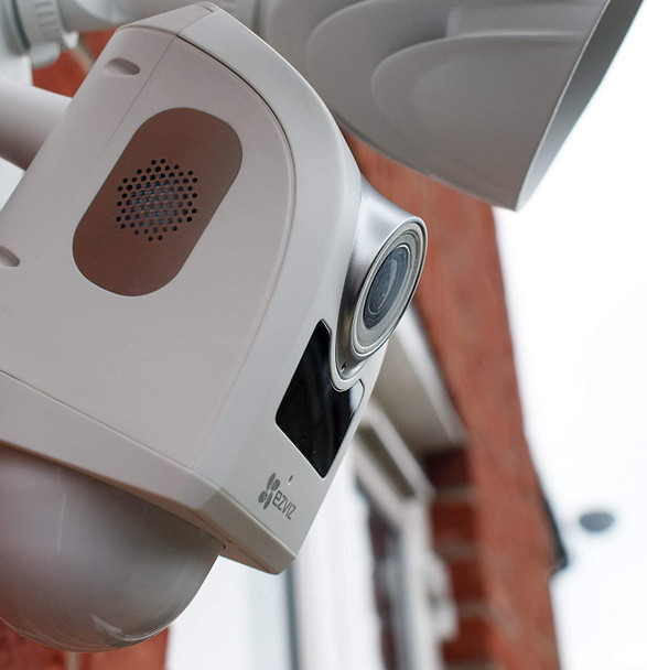 Ezviz LC1 FHD Outdoor Floodlight Security Camera With Siren - White