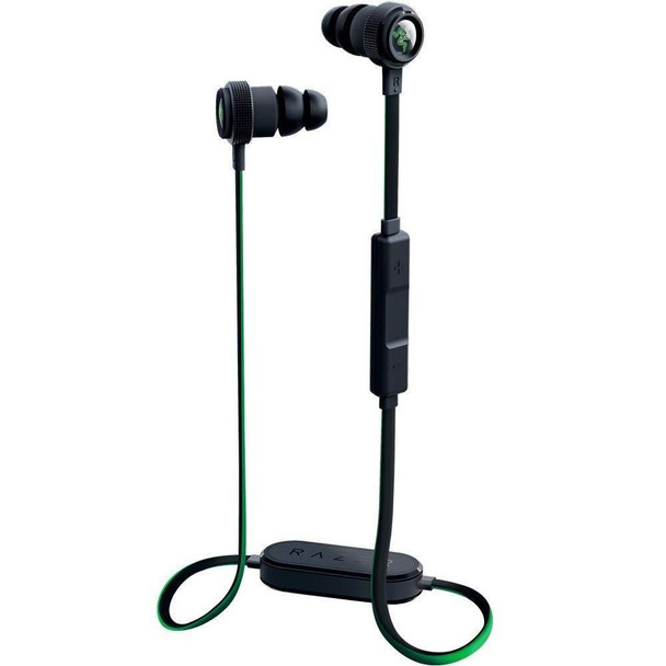 Razer Hammerhead Bluetooth Wireless Gaming Earphones With Mic - Black/Green