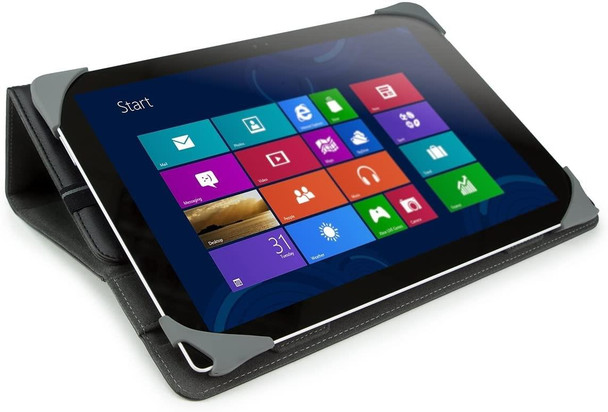 Targus Fit N' Grip 12.2" Universal Tablet Case Stand - Black