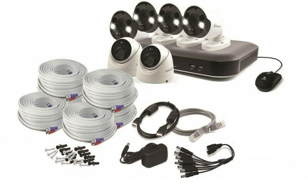 Swann DVR8 8 Channel 5580 2TB 4K DVR CCTV Kit 2x 4K Dome 4x 4K Bullet Cameras