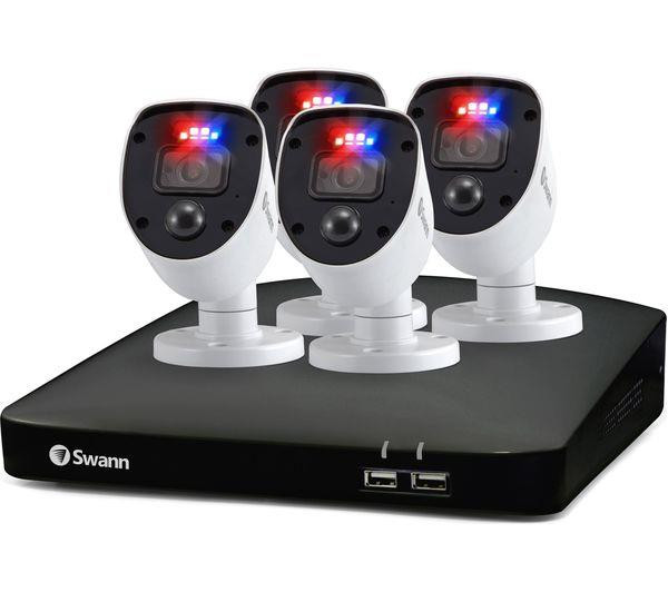 Swann Enforcer 8 Channel Full HD 1080p 1TB DVR CCTV Security System - 4 Cameras