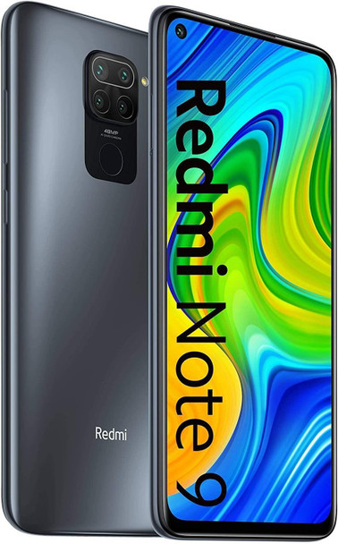 Xiaomi Redmi Note 9 4GB/128GB 6.53" 4G FHD+ Dual Sim Free Smart Phone Onyx Black