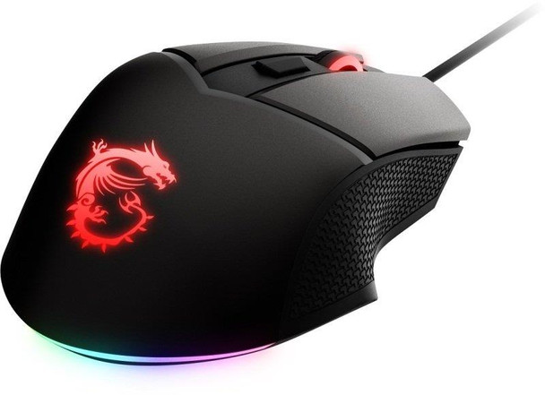 MSI Clutch GM20 Elite 6400 dpi Optical Wired RGB Gaming Mouse