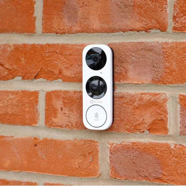 EZVIZ DB1 Super HD (2048p) Smart WiFi Video Doorbell With Two Way Audio