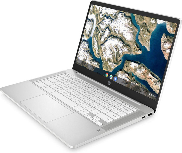 HP 14" Google Chromebook Laptop Intel Celeron N4020 4GB 64GB eMMC White