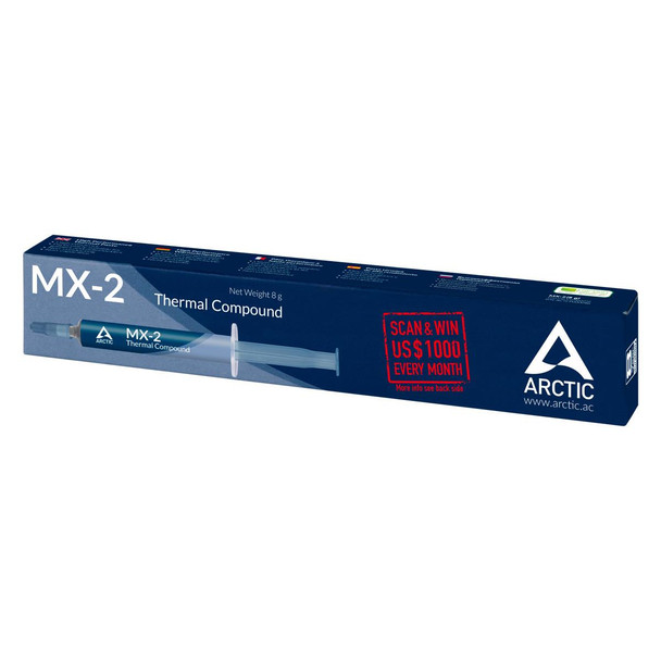Arctic MX-2 Thermal Compound Paste, 8G Syringe, 8 grams