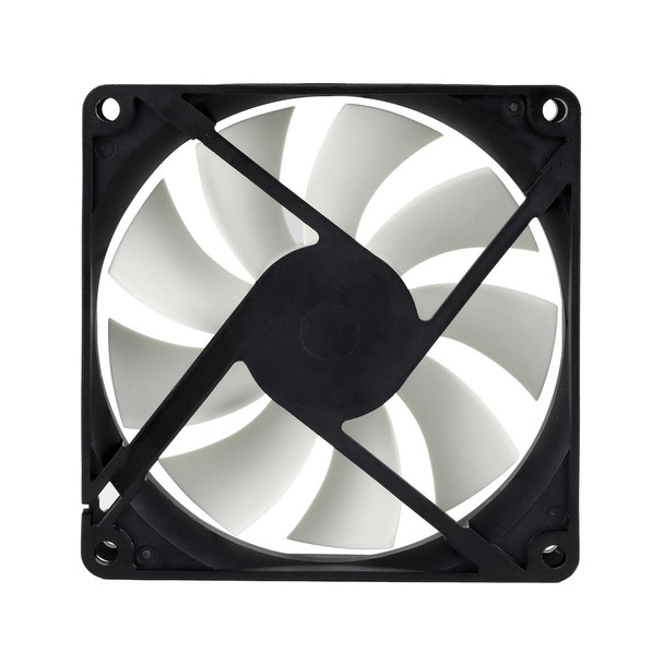 Arctic F9 Silent 92mm 3-Pin Desktop PC Case Cooling Fan - White/Black