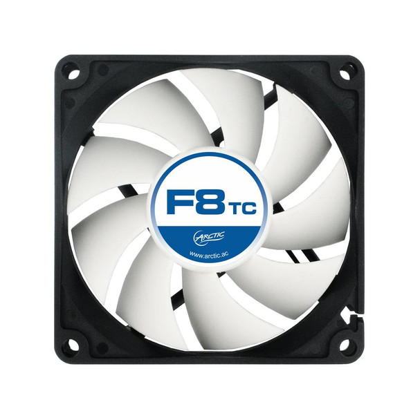 Arctic F8 TC 80mm PC Case Cooling Fan Temperature Controlled Silent/Quiet