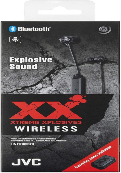 JVC XX Wireless Bluetooth Inner-Ear Headphones - Black