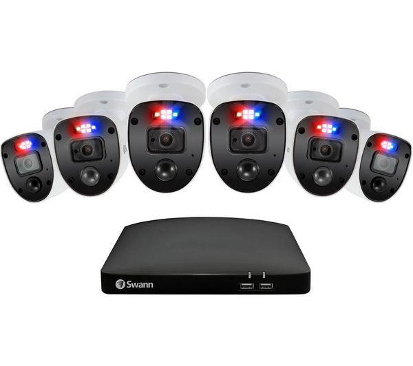 Swann Enforcer 8-Channel Full HD 1080p 1TB DVR SecurIty System 6 Cameras