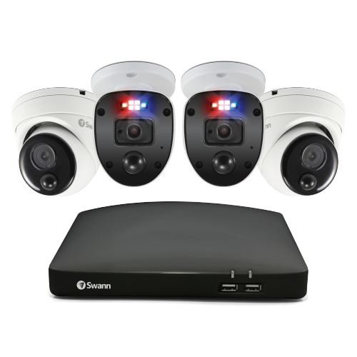 Swann 4-Channel FHD 1080p 1TB DVR CCTV Security System 2x Dome 2x Enforcer