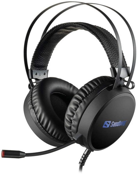 Sandberg Tyrant USB 7.1 Over Ear Wired USB Headset Black
