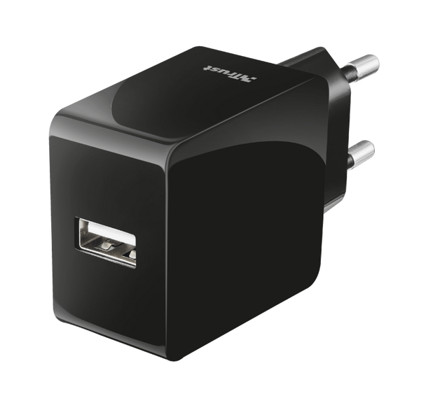 Trust Urban Fast Smart Wall Charger with USB port UK 12W