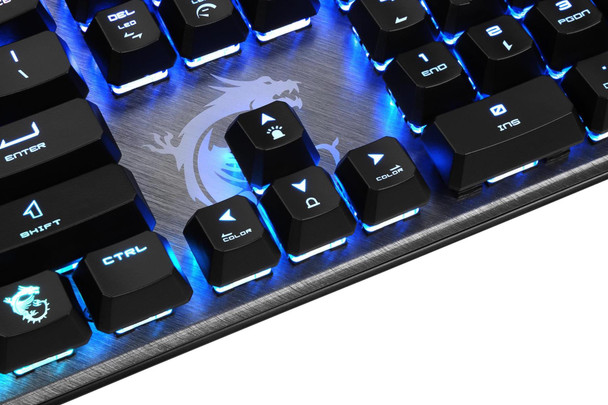 MSI Vigor GK50 Elite RGB Mechanical Gaming Keyboard KAILH Box White Switches UK
