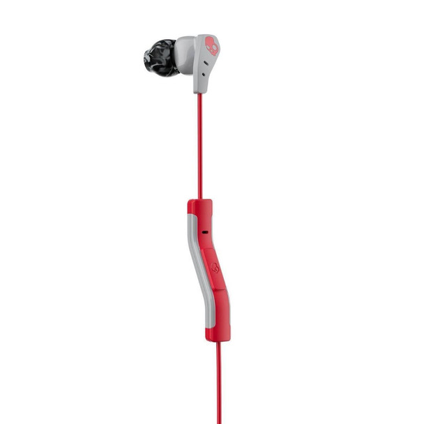 Skullcandy Method Sport In Ear Wired Earphones With Mic - Grey & Red
